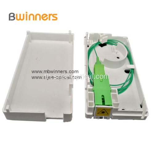 1C ไฟเบอร์ออปติกซ็อกเก็ต FTTH กล่องขั้วกระจาย